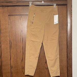 Athleta Tan Track Pants